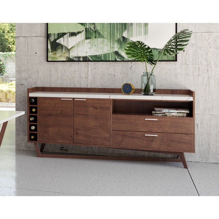 Mercury Row® Kate 71'' Wide 2 Drawer Sideboard & Reviews Wayfair